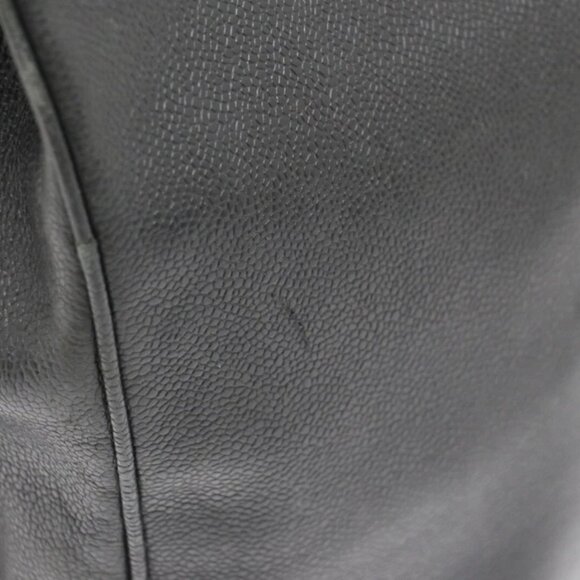 Chanel Caviar Shoulder Tote Bag - Black - Picture 9 of 14